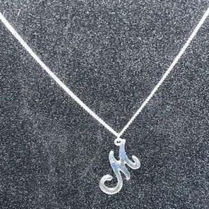 Silvery M Necklace